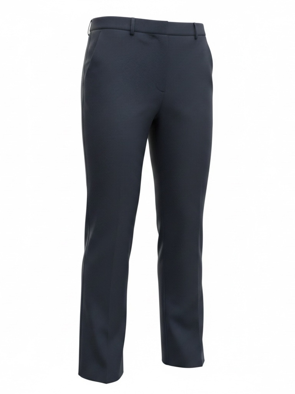 Maurices Womens Dark Navy Micro-Textured Dress Pants